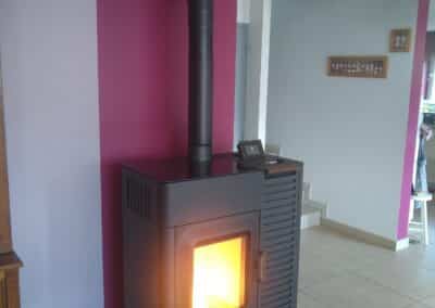 Poêle mixte bois/granulés Austroflamm à Chazelles-sur-Lyon