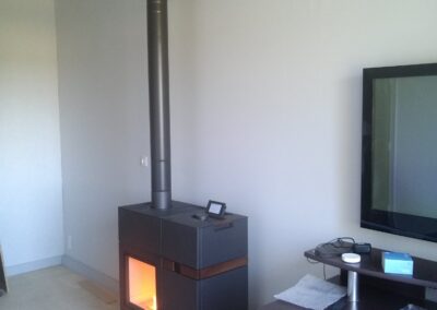 Poêle mixte bois/granulés Austroflamm à Veauche