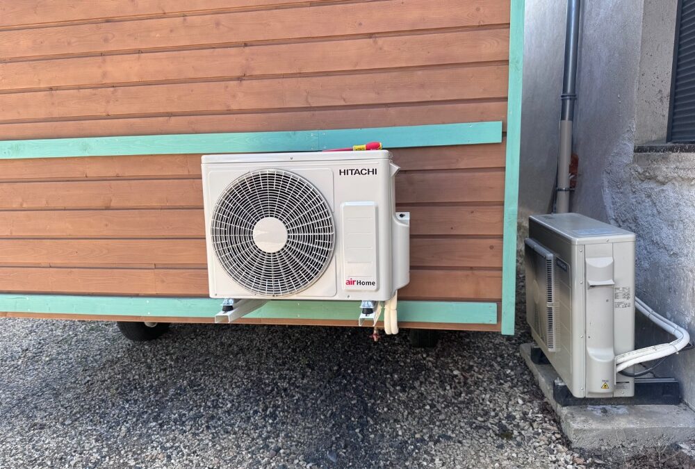Pompe à chaleur Air/Air sur roulotte