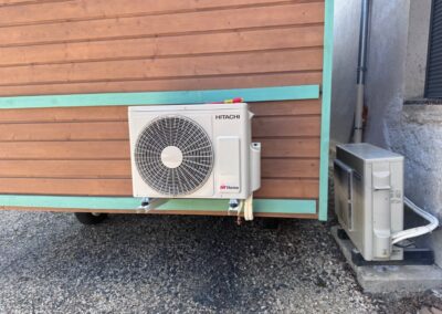 Pompe à chaleur Air/Air sur roulotte